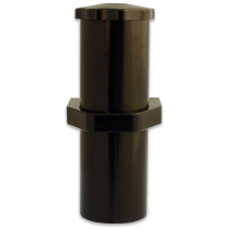 Billet Aluminum Radiator Overflow Tank - Matte Black