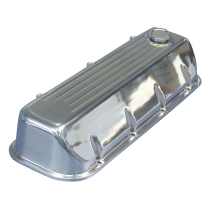 BB Chevy Ball Milled Angled Cut Valve Covers - Polished