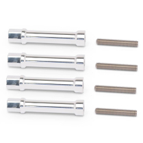 Valve Cover Hold Downs 4 Piece with 1/4-20 Thread - Polished