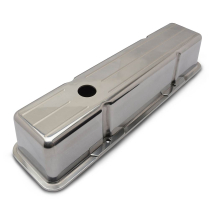 SB Chevy Tall Milled Aluminum Valve Covers - Polished