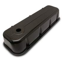 BB Chevy Tall Diamond Aluminum Valve Covers - Matte Black