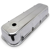 BB Chevy Tall Diamond Aluminum Valve Covers - Polished