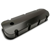 BB Chevy Fab Alum Bottom Bolt Valve Covers - Gloss Black