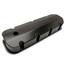 BB Chevy Fab Alum Bottom Bolt Valve Covers - Matte Black