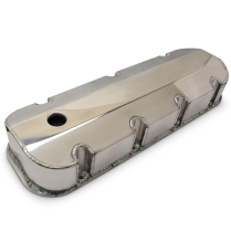 BB Chevy Fab Alum Bottom Bolt Valve Covers - Polished