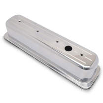 SB Chevy Center Bolt Tall Ball Milled Valve Covers - Polish