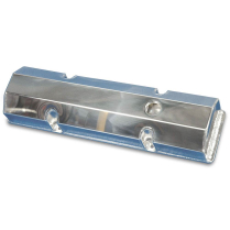 SB Chevy Fabricated Aluminum Valve Covers - Polished