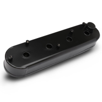 LS Chevy Fabricated Alum w/Coil Mts Valve Covers - Matte Blk