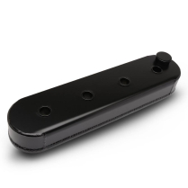 LS Chevy Fabricated Plain Alum Valve Covers - Matte Black
