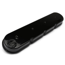 LS Chevy Cast Alum Valve Covers without Coil Mts - Gloss Blk