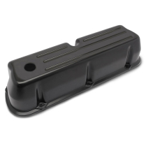 SB Ford Tall Ball Milled Aluminum Valve Covers - Matte Black