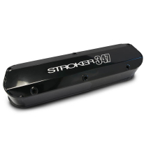 SB Ford Fabricated Aluminum Valve Covers - Gloss Black