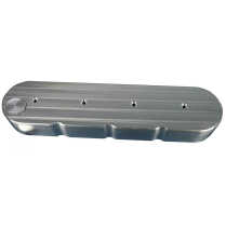 LS Chevy Billet Smooth Aluminum Valve Covers - Machined