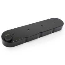 LS Chevy Billet Smooth Aluminum Valve Covers - Matte Black