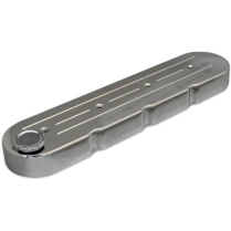 LS Chevy Billet Ball Milled Alum Valve Covers - Clear Anod