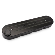 LS Chevy Billet Ball Milled Alum Valve Covers - Matte Black