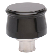 Breather Push-In Aluminum Smooth - Gloss Black