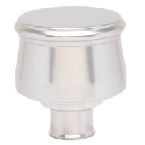 Breather Push-In Aluminum Smooth - Clear Anodized