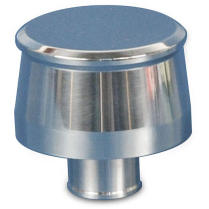Breather Push-In Aluminum Smooth - Clear Coated