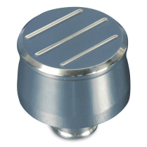 Breather Push-In Aluminum Ball Milled - Clear Coated