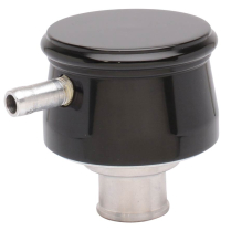 Breather PCV Push-In Aluminum Smooth - Black Anodized