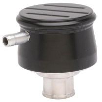 Breather PCV Push-In Aluminum Ball Milled - Matte Black