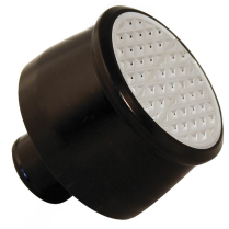 Push-In Diamond Alum Valve Cover Breather - Black & Polished