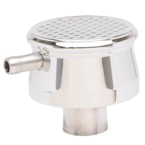 Push-In Diamond Alum PCV/Breather - Clear Coated