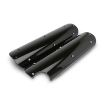 LS Chevy Billet Smooth Coil Covers w/Cut Out - Gloss Black