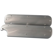 LS Chevy Billet Smooth Coil Covers with Cut Out - Machined