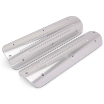 LS Chevy Billet Ball Milled Coil Covers - Clear Anodized