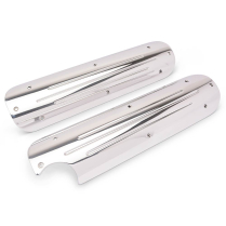 LS Chevy Billet Ball Milled Coil Covers - Clear Coated