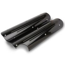 LS Chevy Ball Milled with Cut Out Coil Covers - Gloss Black