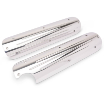 LS Chevy Ball Milled with Cut Out Coil Covers - Polished