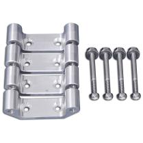 LS Chevy Coil Relocation Mounting Kit - Clear Anodized