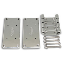 LS Chevy Coil Relocation Mount Kit w/Brackets - Clear Coated