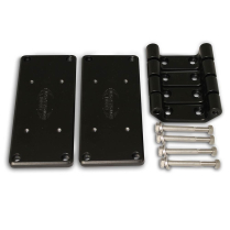 LS Chevy Coil Relocation Mount Kit w/Brackets - Matte Black