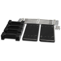 1997-18 LS Chevy Coil Relocation Mount w/Brks - Gloss Black