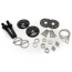 Aluminum Thru-Bolt Hood Torsion Pin Kit - Black Anodized