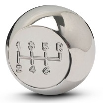 Universal 6-Speed Billet Shift Knob - Clear Coated