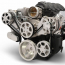 LS Chevy S-Drive Serp Kit w/Variable Valve Timing - Clr Anod