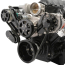 LS Chevy S-Drive 8-Rib Serp Kit wo Power Steer - Gloss Black