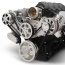 LS Chevy S-Drive 8-Rib Serp Kit w/o Power Steer - Clear Anod