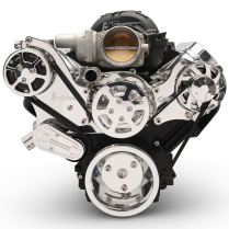 LS Chevy S-Drive 8-Rib Serp Kit w/o Power Steer - Clear Coat