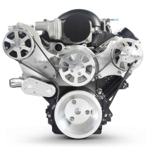 LS Chevy S-Drive 8-Rib Serp Kit w/o Power Steer - Machined