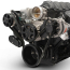 LS Chevy S-Drive 8-Rib Serp Kit w/o Power Steer - Matte Back