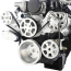 LS Chevy S-Drive 8-Rib Serp Kit wo A/C Remote Res - Machined