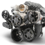 LS Chevy S-Drive Serp Kit w/Plastic Res w/o A/C - Gloss Blk