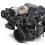 LS Chevy S-Drive 8-Rib Serp Kit w/Plastic P/S Res- Blk Anod