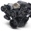 LS Chevy S-Drive 8-Rib Serp Kit w/o Power Steer - Gloss Blk
